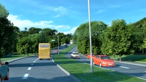 道路動(dòng)畫(huà)--巴新道路3.5公里動(dòng)畫(huà)