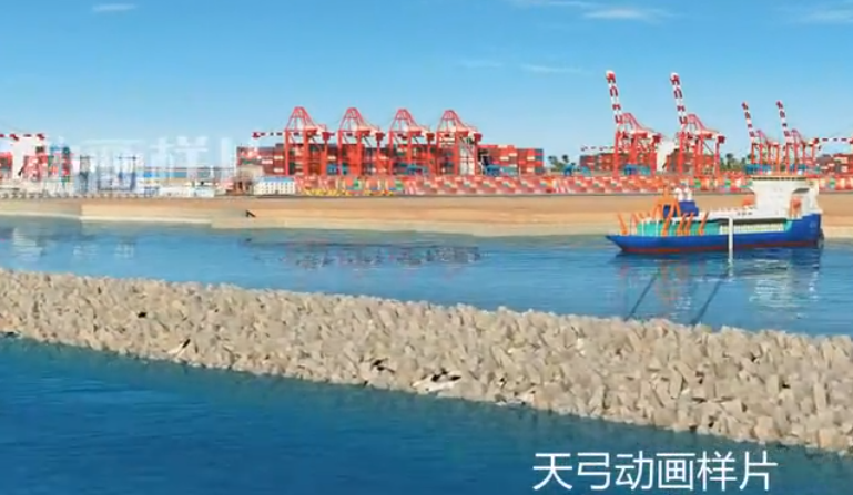 填海施工工程動(dòng)畫