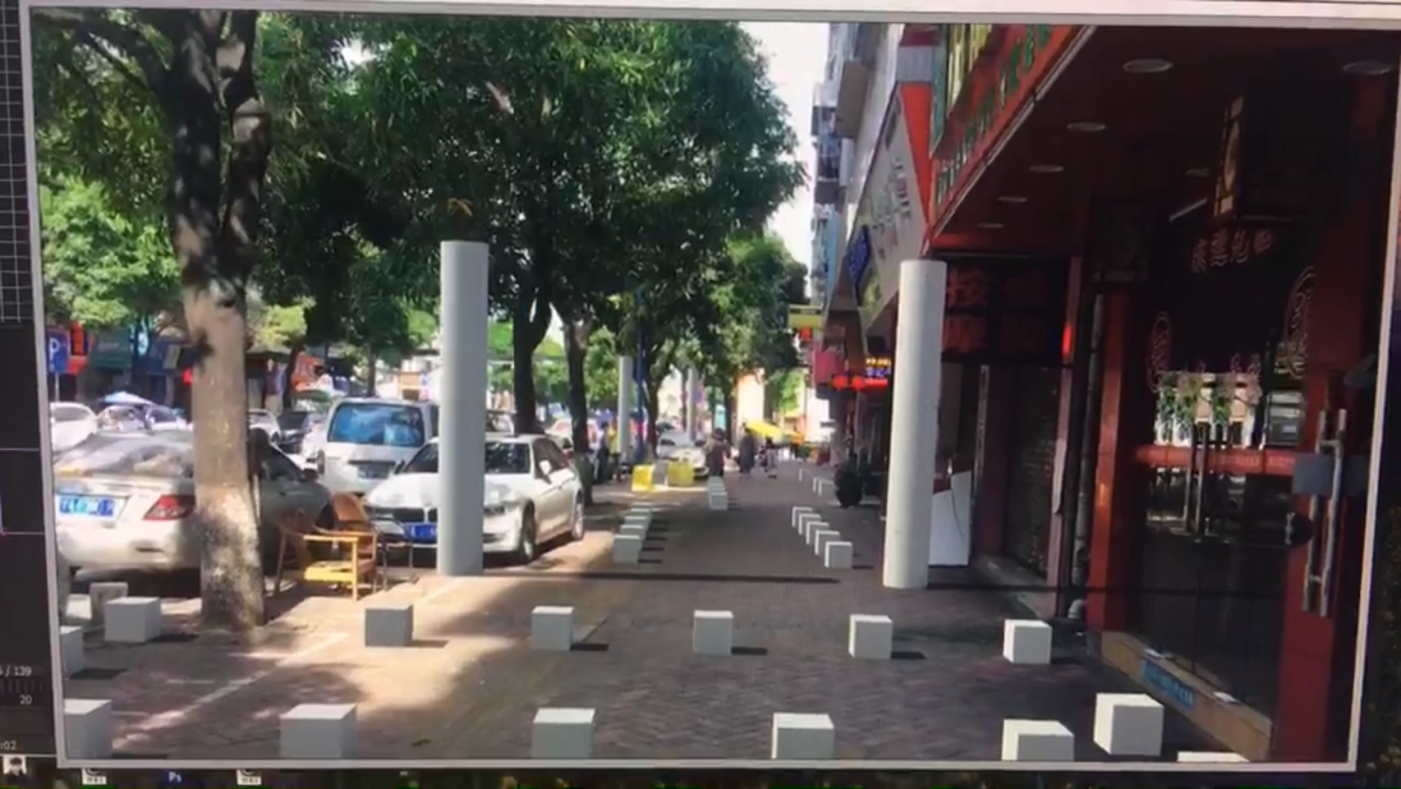 白云道路工程動(dòng)畫(huà)方案，主要是運(yùn)用AR技術(shù)進(jìn)行實(shí)景結(jié)合！